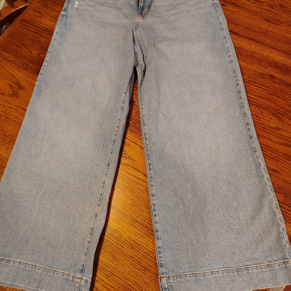 a.n.a Denim - a.n.a Light Blue Flare & Wide Leg Jeans